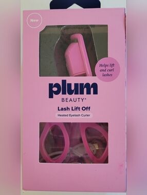 Plum Beauty Lash Lift Off Heated Eyelash Curler Rechargable